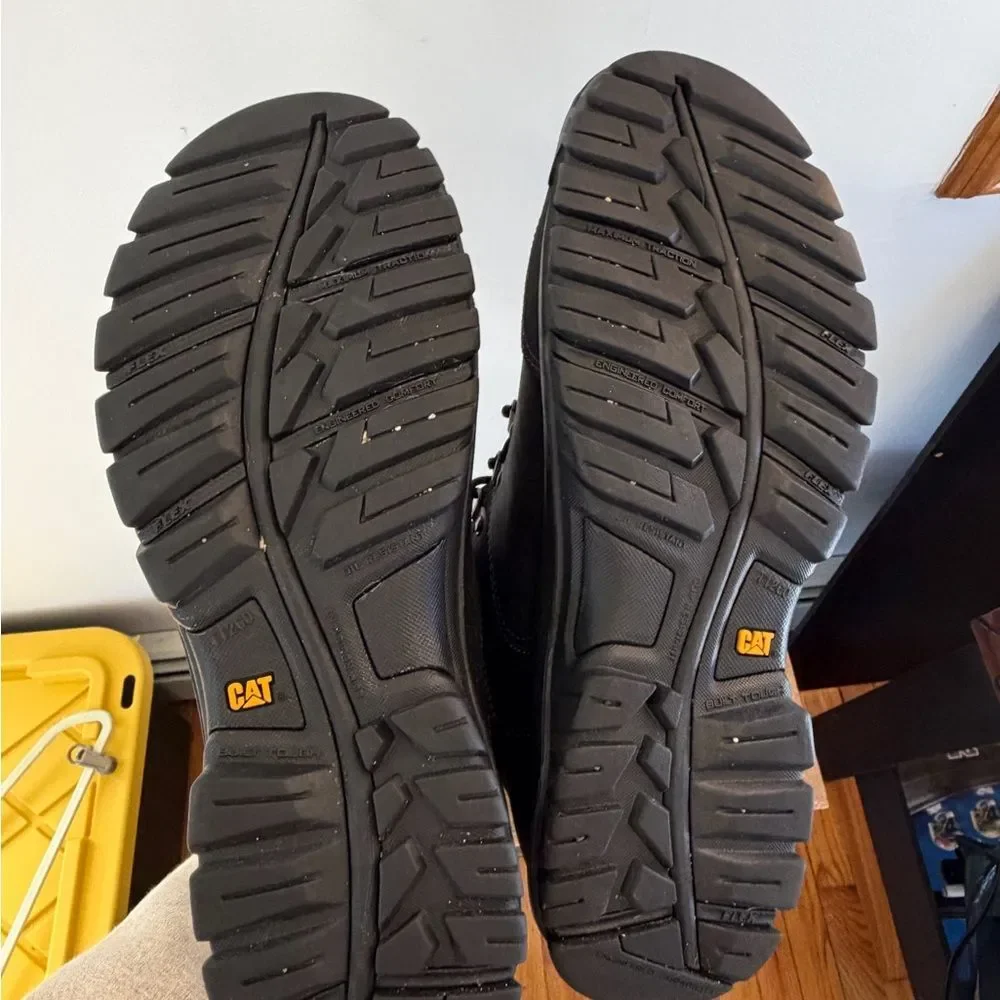 CAT Caterpillar P74129 Men's Threshold Waterproof Soft Toe Work Boots Shoes 11